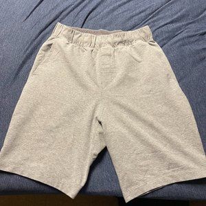 Mens Lululemon Grey sweat shorts 9 inch